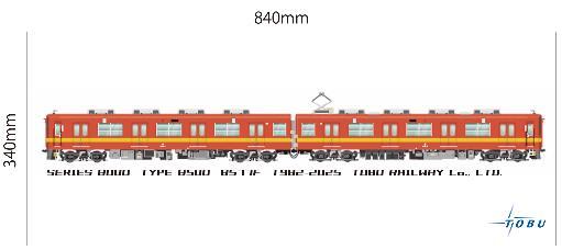 東武鉄道オリジナルプリントタオル(イメージ)