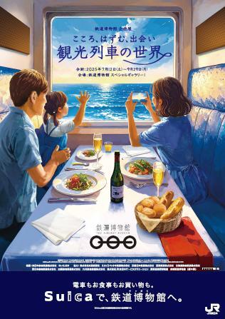 企画展「こころ、はずむ、出会い ~観光列車の世界~」