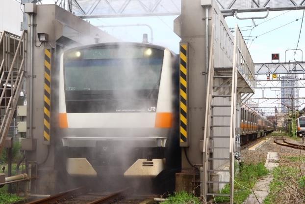 洗浄機通過体験(イメージ)