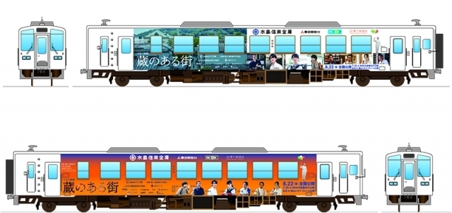 水島臨海鉄道 つなぐ映画 蔵のある街 ラッピング車両 運転（2025年7月