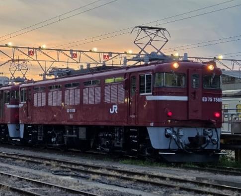 ED75です。 秋田総合車両センター ED75形オリエントサルーン色 撮影会（2025