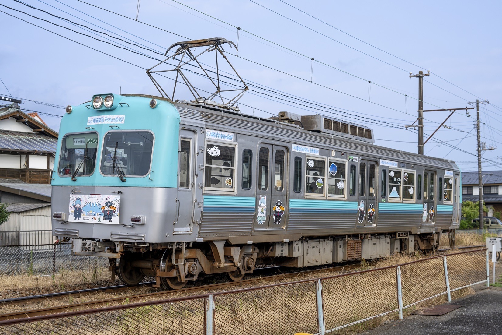 岳南電車 みちまるくん・さもにゃんコラボラッピング電車 運転（2025年