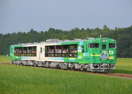 【鉄道サボ　奥久慈風っこ号】水戸⇔常陸大子 鉄道サボ 奥久慈風っこ号】水戸⇔常陸大子