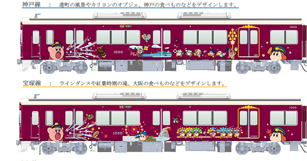 阪急電車　大阪-宝塚間電車運軌記念 阪急 カービィ号 運転（2025年8月22日～） - 鉄道コム