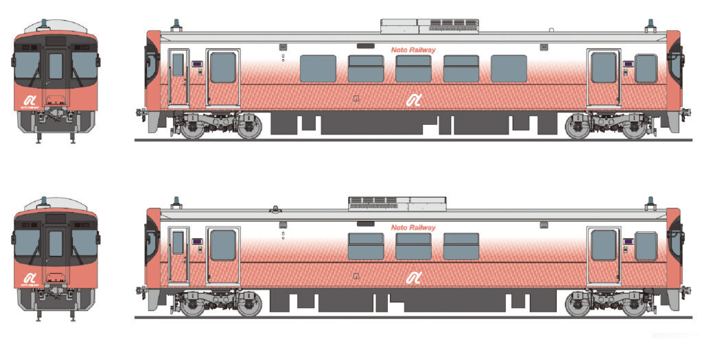 のと鉄道、新型車両のデザイン投票を開始 2026年度より導入予定 画像