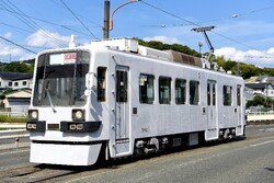 豊橋鉄道 市内線782号 グレー塗装 運転