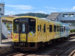 のと鉄道 穴水駅 ポケモン列車 展示