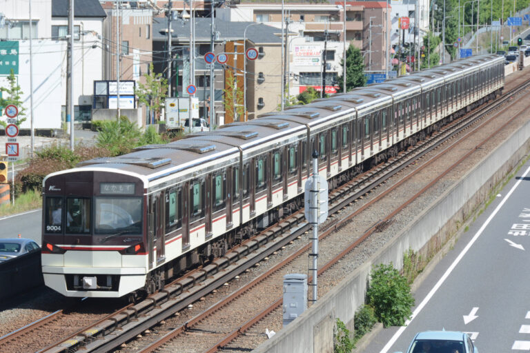 北急 9000形9004編成 旧デザイン 運転終了（2025年8月29日