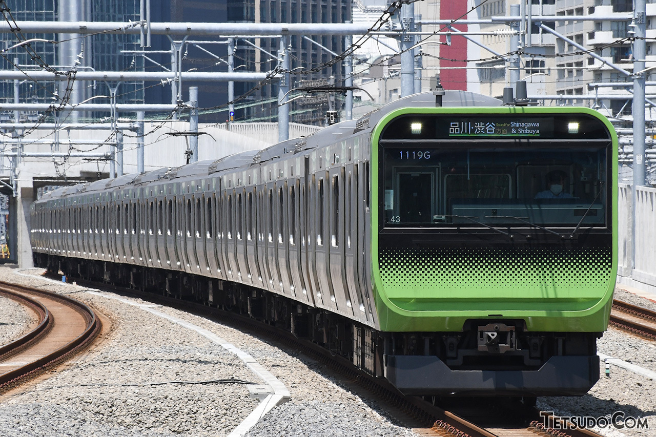 山手線で「懐かしの電車」復刻ラッピングが登場！ 環状運転100周年記念