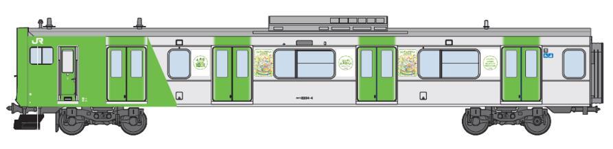 山手線 103系・205系モチーフ 環状運転100周年記念ラッピング車両 運転
