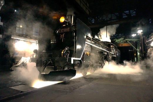 新津車両センター C57形180号機 アフター5撮影会（2025年11月24日