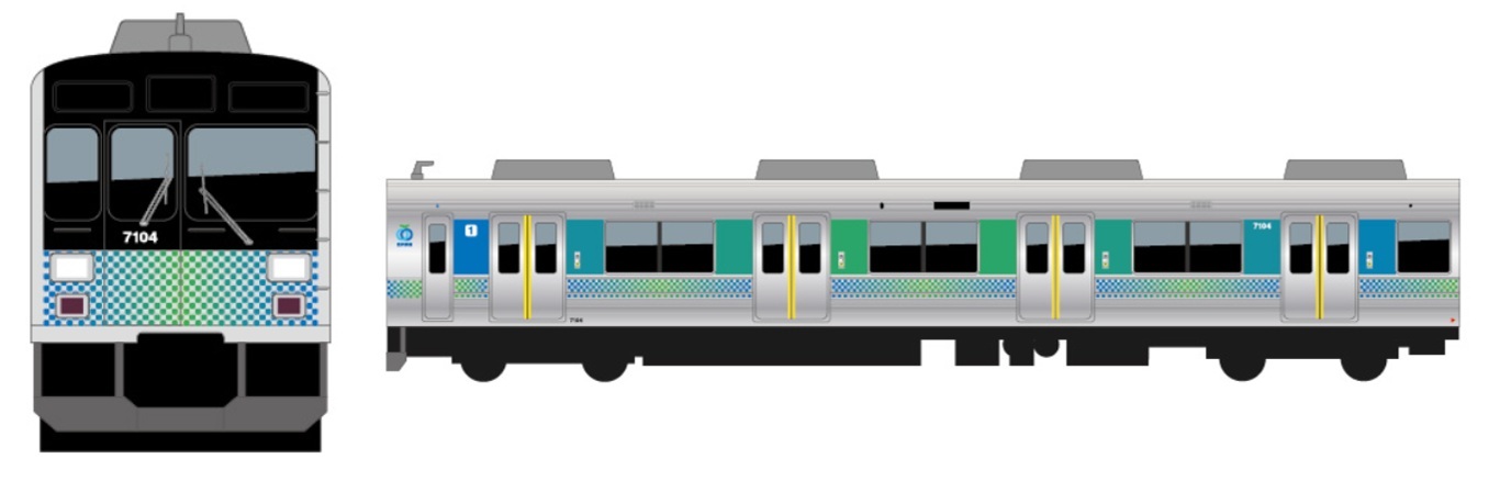 東急9000系、西武での形式名は「7000系」に デザインも「市松模様」に