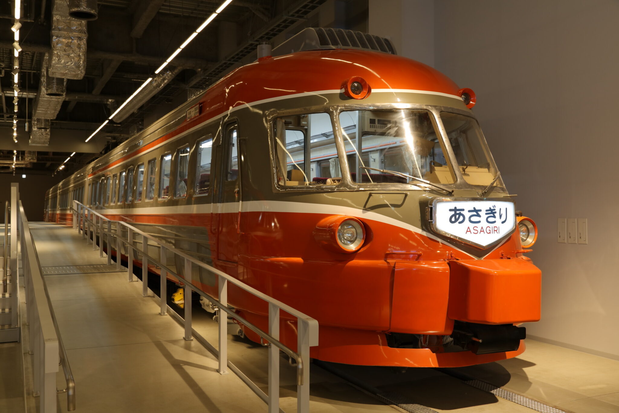 ロマンスカーミュージアム SE・NSE ヘッドマーク交換展示（2025年11月