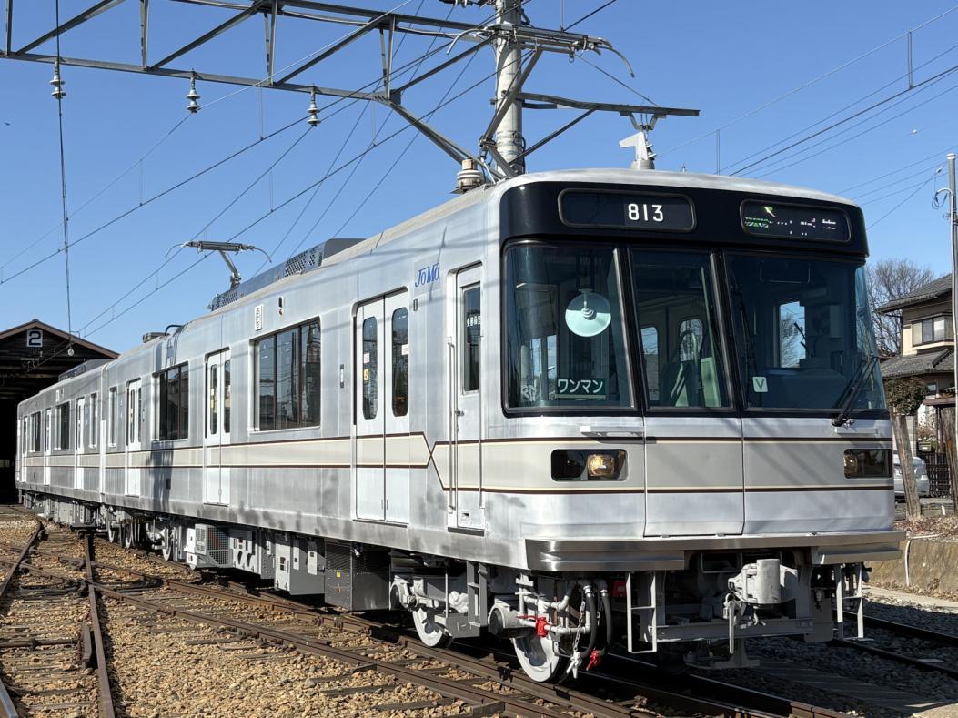 上毛電気鉄道 800形3号車 営業運転（2026年2月17日～） - 鉄道コム