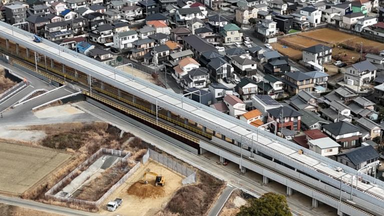 名鉄 三河線 若林駅付近 高架化（2026年3月28日） - 鉄道コム