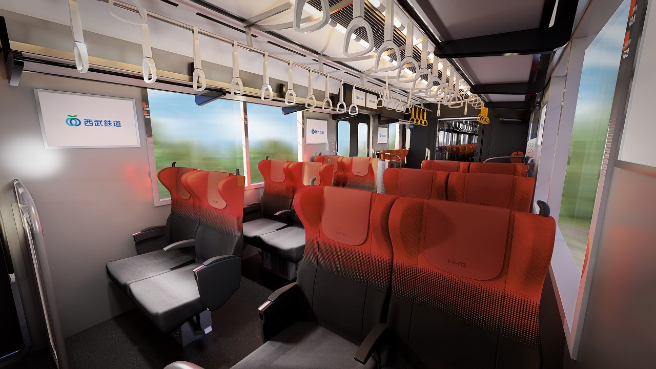 西武新宿線に新車両「トキイロ」登場! 有料着席サービスを刷新、2027年春運行開始 - 鉄道コム