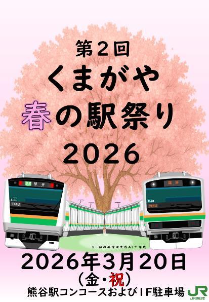 熊谷駅 春の駅祭り（2026年3月20日） - 鉄道コム
