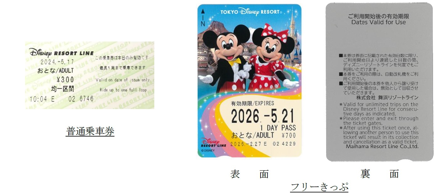 ディズニーリゾートラインで「磁気乗車券」発売を5月21日に終了 以降は