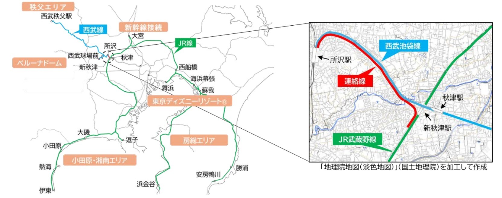 西武の「新たな観光特急」が湘南や房総、舞浜へ⁉ JRと西武が「直通臨時列車」運転に合意、駅の「乗換改善」も実施へ - 鉄道コム