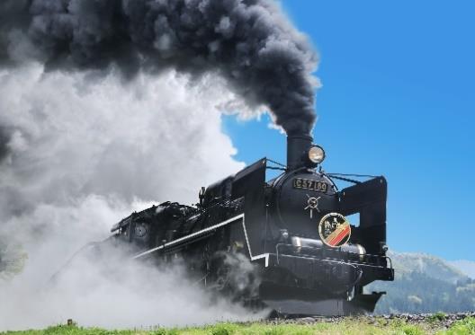 ☆鉄道マグネットカード(Ｃ５７形１８０号機・ＳＬばんえつ物語号)☆ラスト SLばんえつ物語」けん引機のC57形180号機、製造80周年にあわせ特別塗装