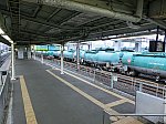Many tank cars at JR Negishi Station (Kanagawa pref.,Japan)