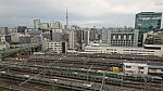 地球館の屋上から見た上野駅方面
