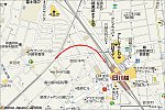 川越駅連絡線-地図