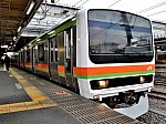 [JR東]209系電車ハエ53編成@拝島駅（八高線）