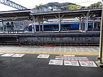 この春から、サフィール踊り子号の乗車位置も追加される(伊東駅・2020/2/11)