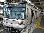 終点北越谷駅に到着した東京メトロ日比谷線03-115F(2007/5/26)