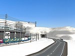 仮想日本海縦幹線雪景色国道制作1