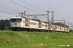 5042M　特急「おはようとちぎ」185系B7編成　蓮田～東大宮　2010.09.19