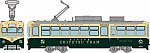 鉄道コレクション 富山地方鉄道軌道線デ7000形 7022号車レトロ電車
