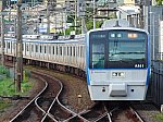 海老名駅1番線に到着する9701F特急海老名行き(2020/7/19)