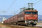 遅3093レ　EF81742　来迎寺～前川　2015.03.21