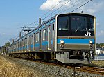 JR奈良線 棚倉駅付近を快走する205系0番台