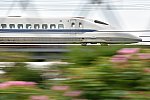 富士川鉄橋にて 700系新幹線