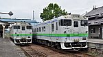 [JR北] キハ40形気動車1722 & 1761＠芦別駅（根室本線）