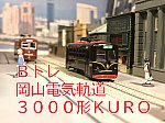 岡山電軌3000形 3007 KURO