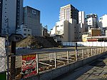 工事の始まった、旧阪堺恵美須町駅構内