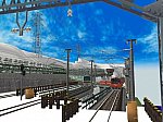 仮想Re-Colorレイアウトから雪景色山の駅1