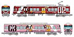 鉄道コレクション 遠州鉄道2000形（エヴァンゲリオンラッピング電車）2両セットC