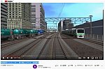 鉄道模型シミュレータ―からの動画を比べる1