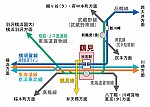 Directions_from_Tsurumi_Station.svg