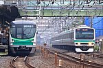 東京メトロ16000系とJR東日本E231系電車