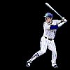 村上選手の動画イラストフリー素材