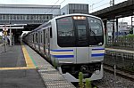 誉田駅から回送されるE217系