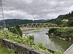 復旧した第六只見川橋梁