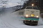 3361M　485系T-15　北条～越後広田　2013.02.23