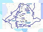 (昔の北海道の鉄道を偲ぶ地図)